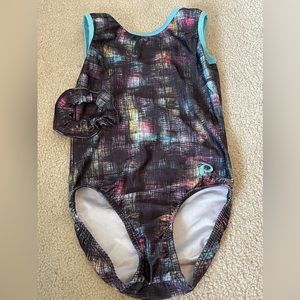 plum practice wear leotard size adult xsmall